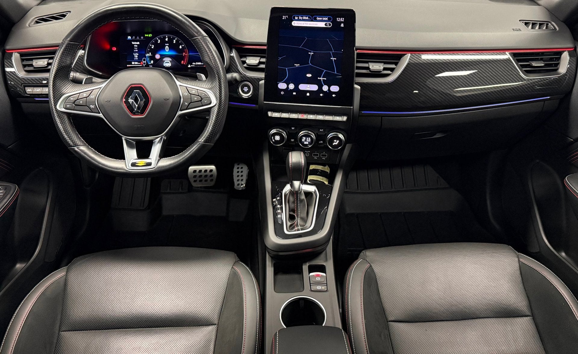 Renault Arkana 1.3 mild hybrid 160 R.S. Line*Panodak*Leder*N, Auto's, Renault, Arkana, Gebruikt, Zwart, 4 cilinders