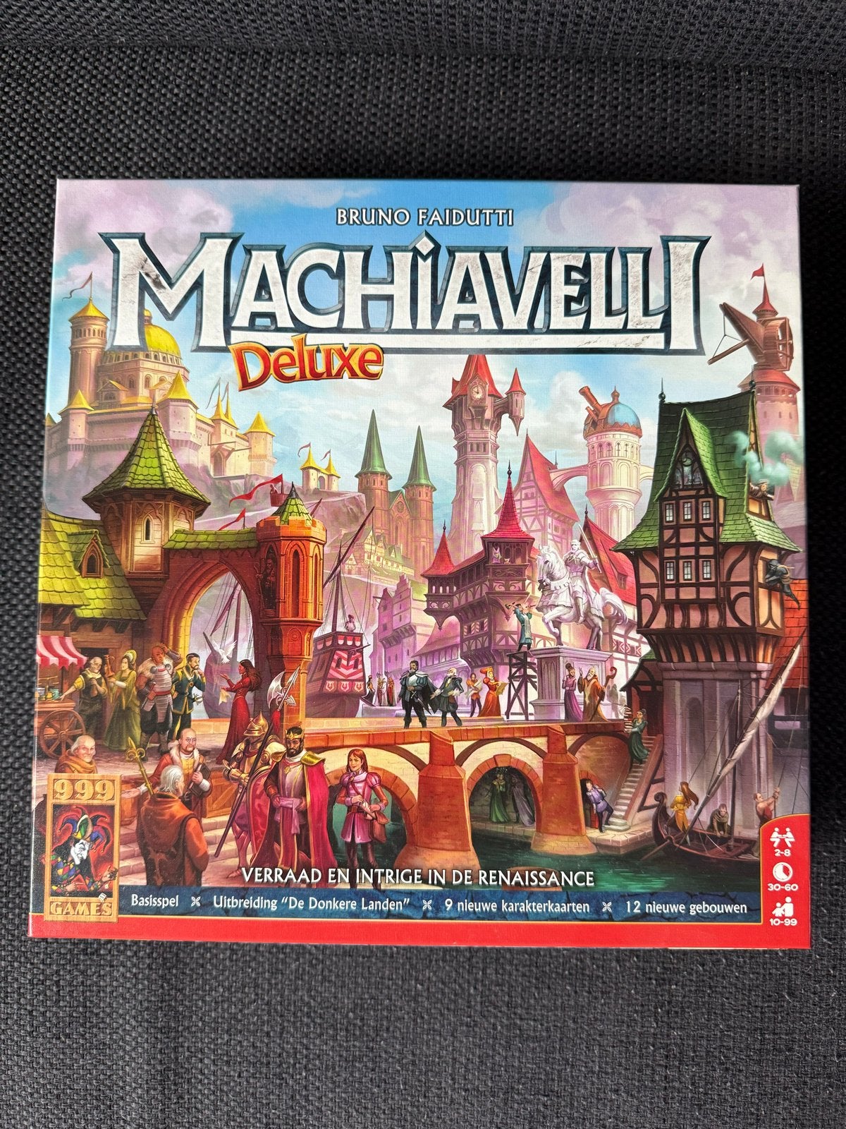Machiavelli Deluxe Bordspel - Zo goed als nieuw, Vijf spelers of meer, Ophalen, Zo goed als nieuw