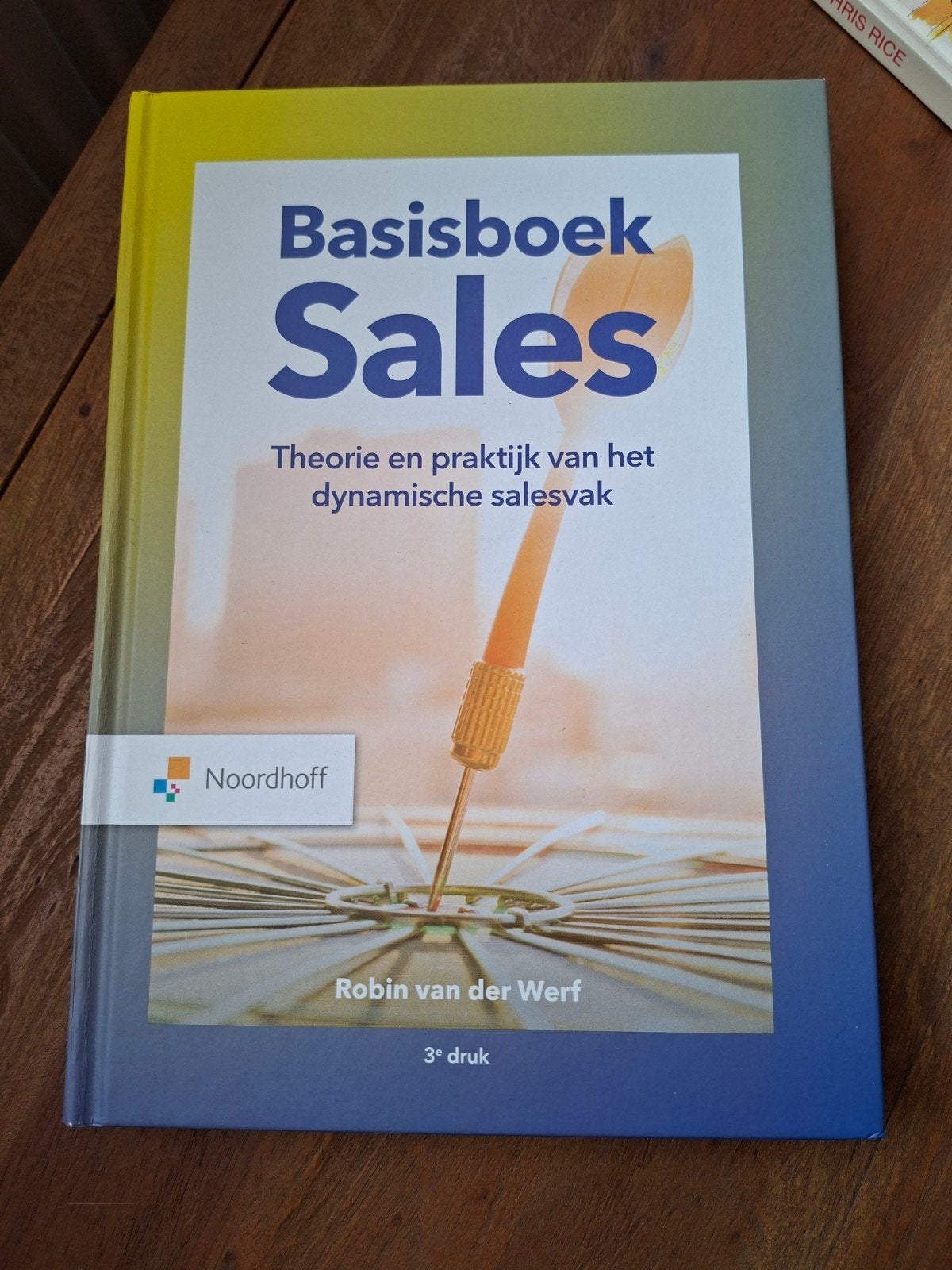 Studieboek Basisboek Sales:Theorie en praktijk v.h. salesvak, Ophalen, HBO, Zo goed als nieuw, Robin van der Werf