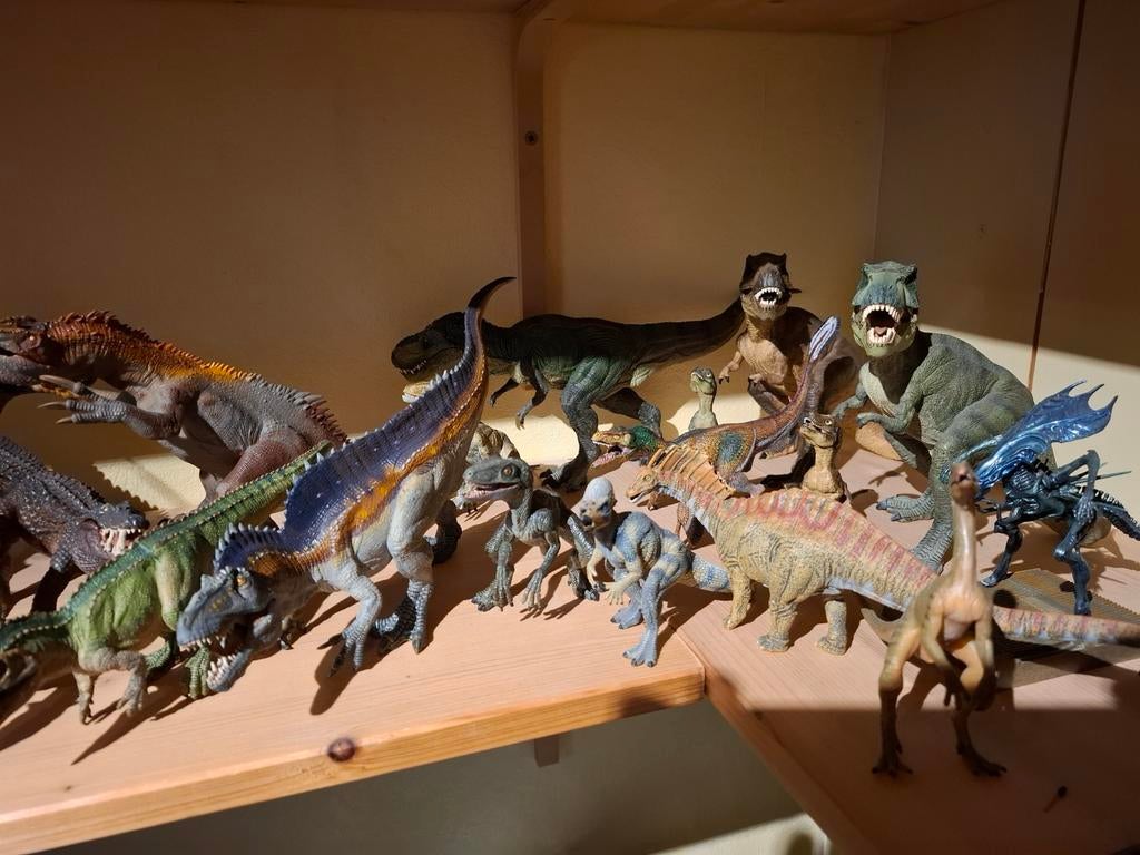 Zeer Grote Collectie PAPO Dinosauriërs - Mint Conditie, Verzamelen, Ophalen, Zo goed als nieuw