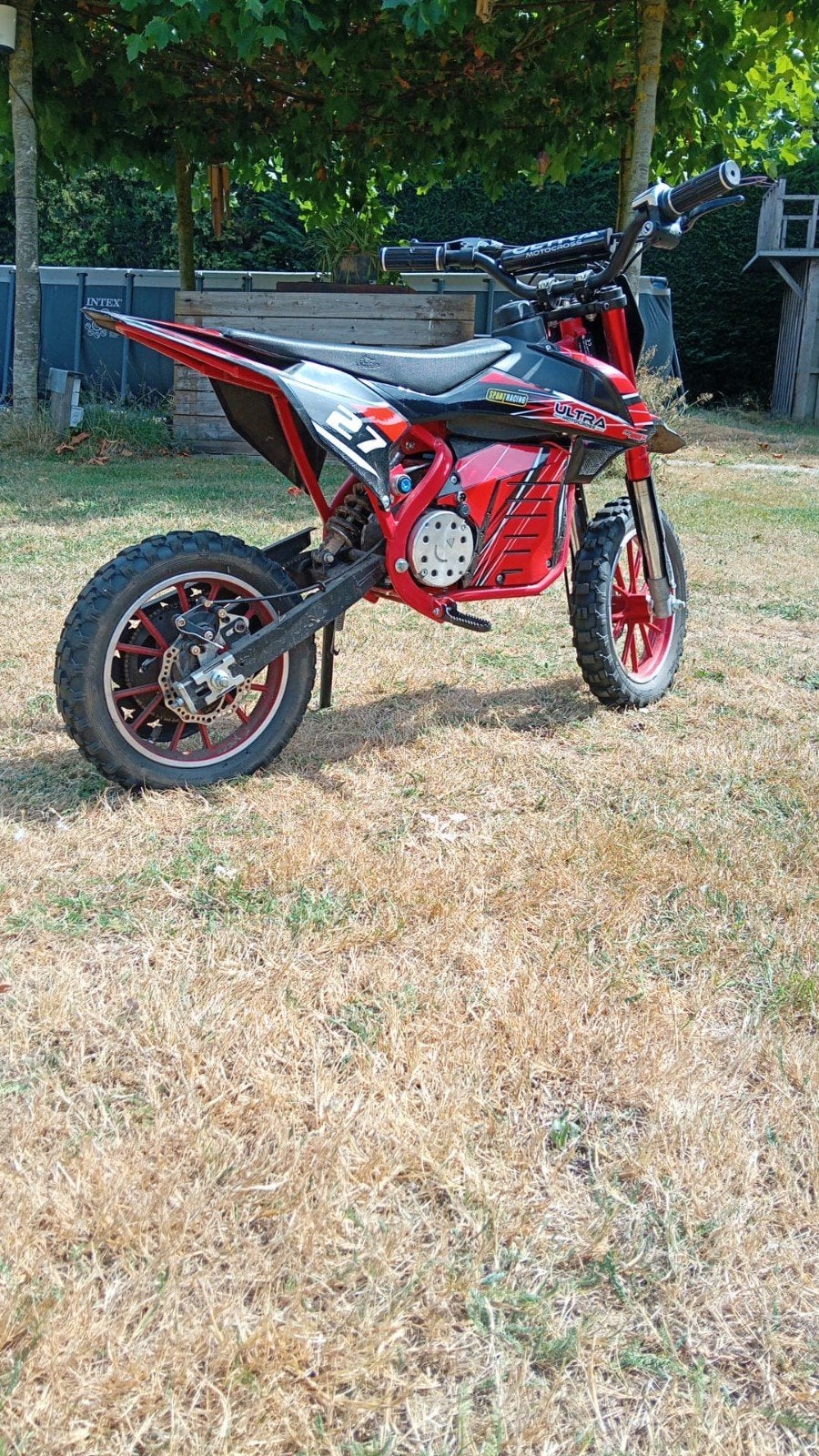 Elektrische Dirtbike, Fietsen en Brommers, Ophalen, Gebruikt, Schijfrem, Dirtbike