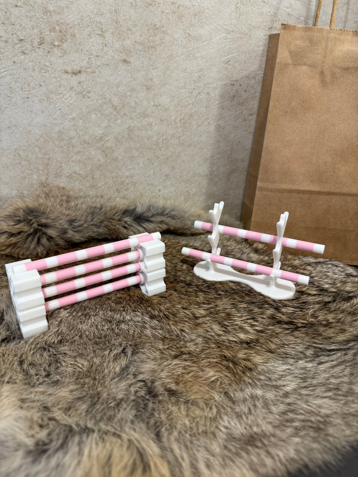 Schleich springset met balken drager, Ophalen of Verzenden, Nieuw, Springen
