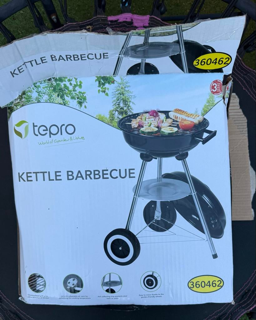 Tepro Kettle Barbecue - Nieuw in doos, Ophalen, Nieuw, Met accessoires