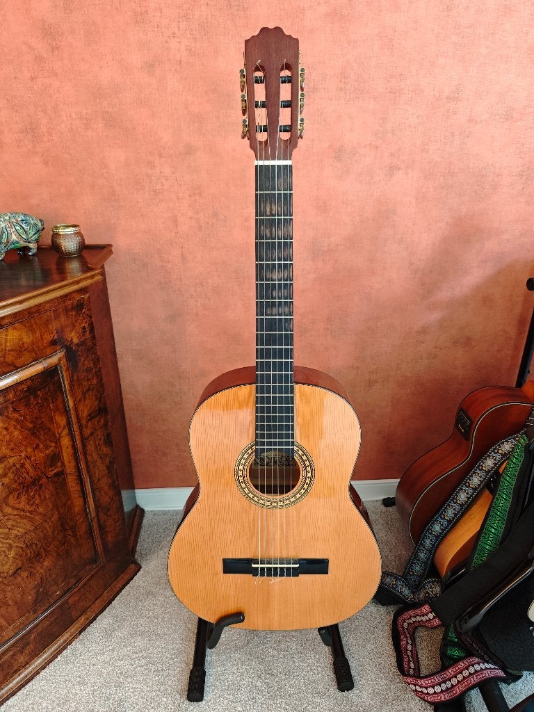 Motion TC901 beginners' gitaar, met nieuwe stemmechanieken, Ophalen, Gebruikt, Klassieke of Spaanse gitaar