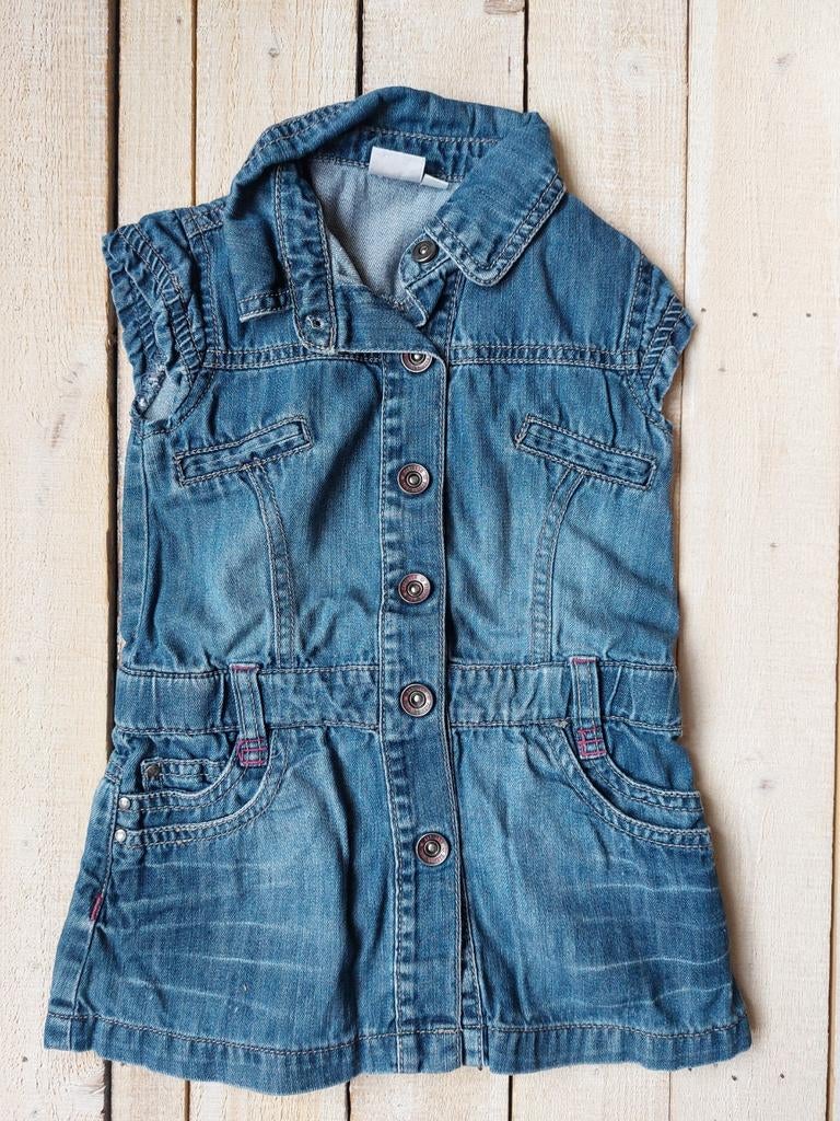 Prenatal spijkerjurkje maat 86, Kinderen en Baby's, Babykleding | Maat 86, Jurkje of Rokje, Zo goed als nieuw, Prenatal, Verzenden