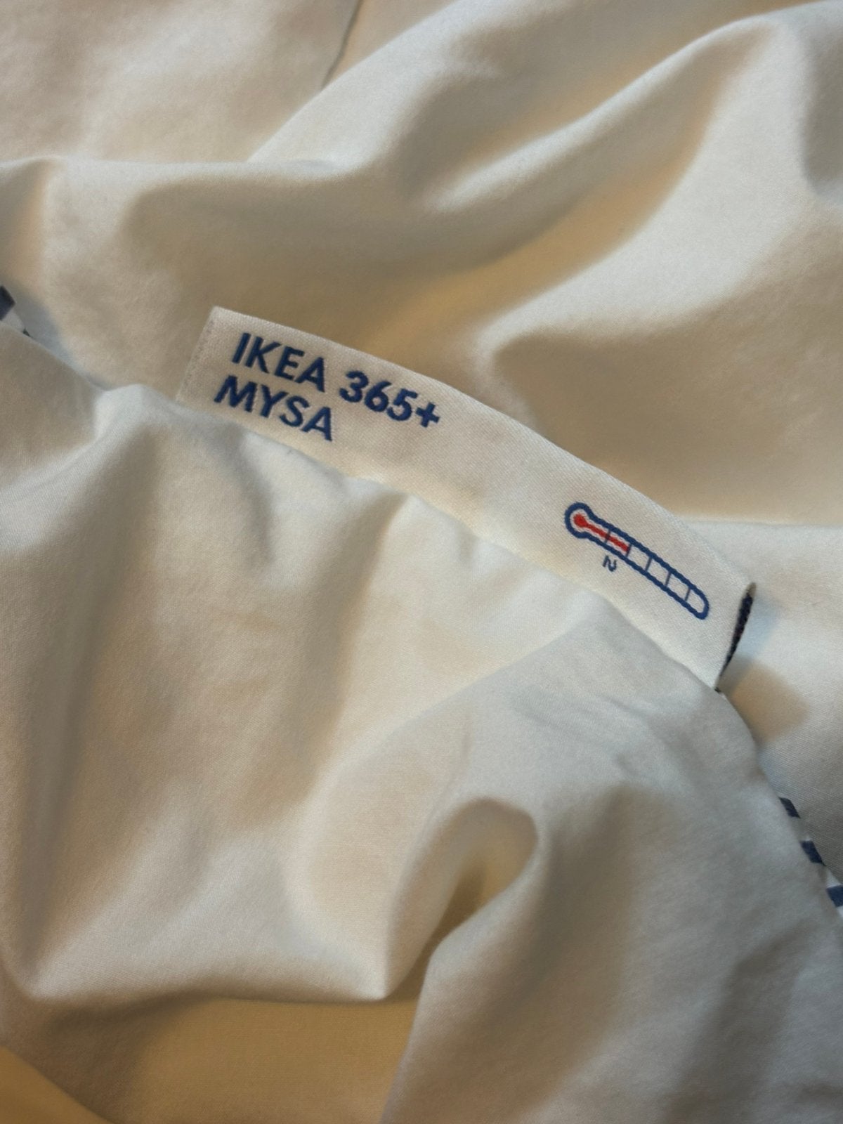 Ikea dekbed Mysa, Huis en Inrichting, Eenpersoons, Wit, IKEA, Ademend