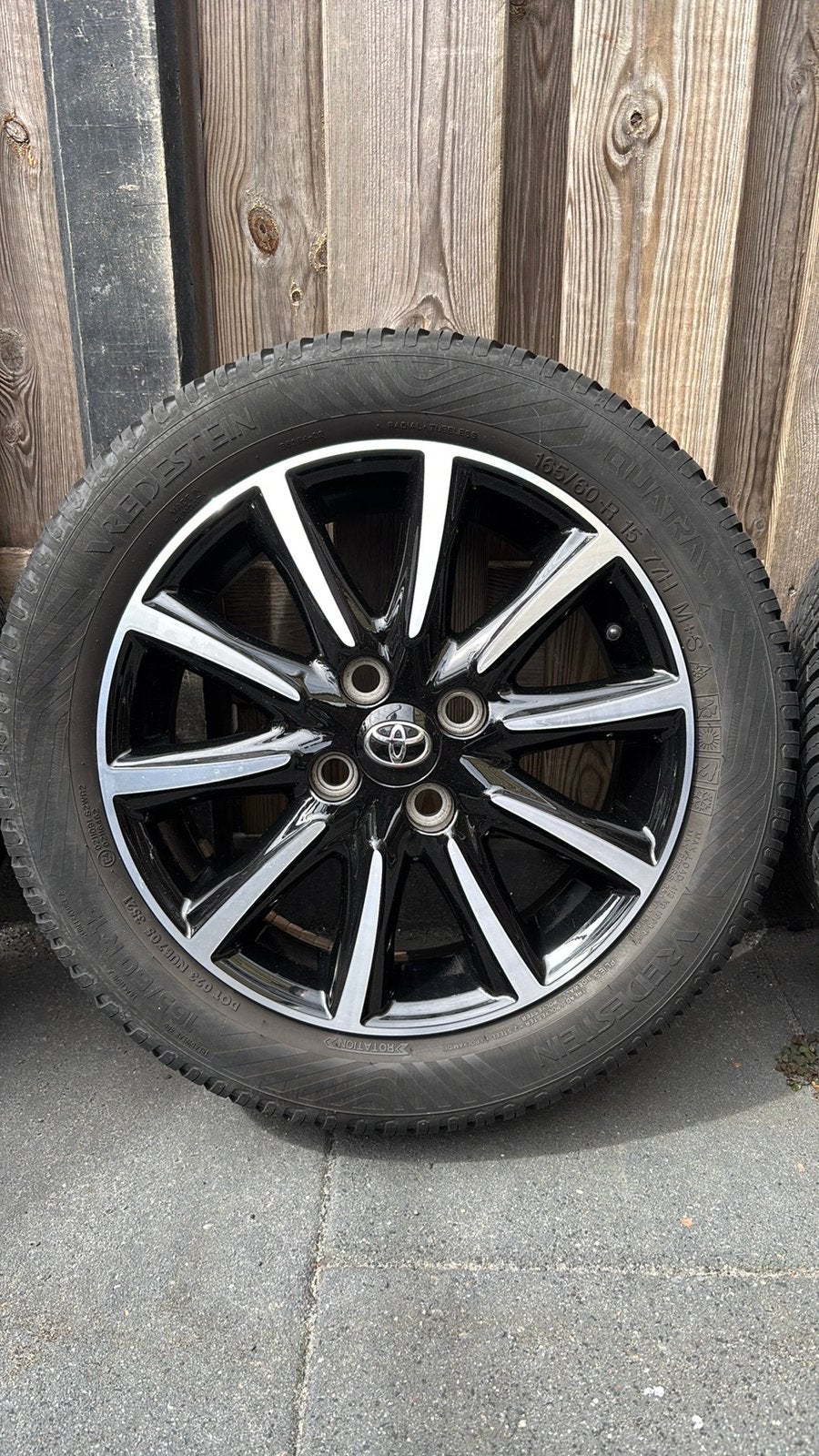 15 inch-Lichtmetalen velgen Toyota Aygo, Auto-onderdelen, Banden en Velgen, Ophalen, Gebruikt, 15 inch, Velg(en)