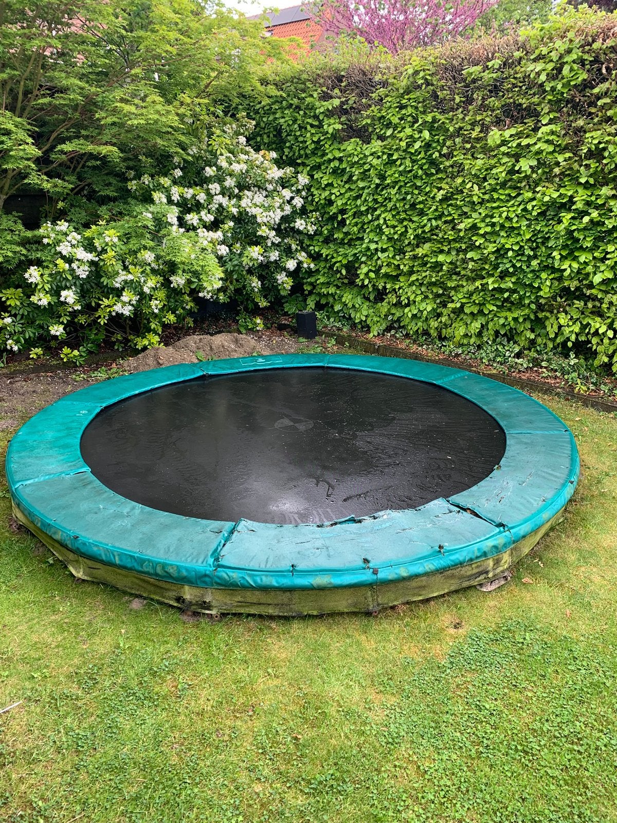 Inground trampoline, Kinderen en Baby's, Speelgoed | Buiten | Trampolines, Ophalen of Verzenden, Gebruikt