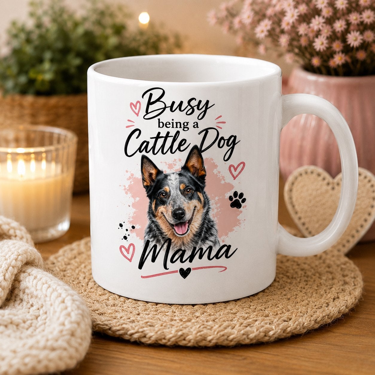 Busy being a Cattle dog Mama - Mok, Verzenden, Nieuw