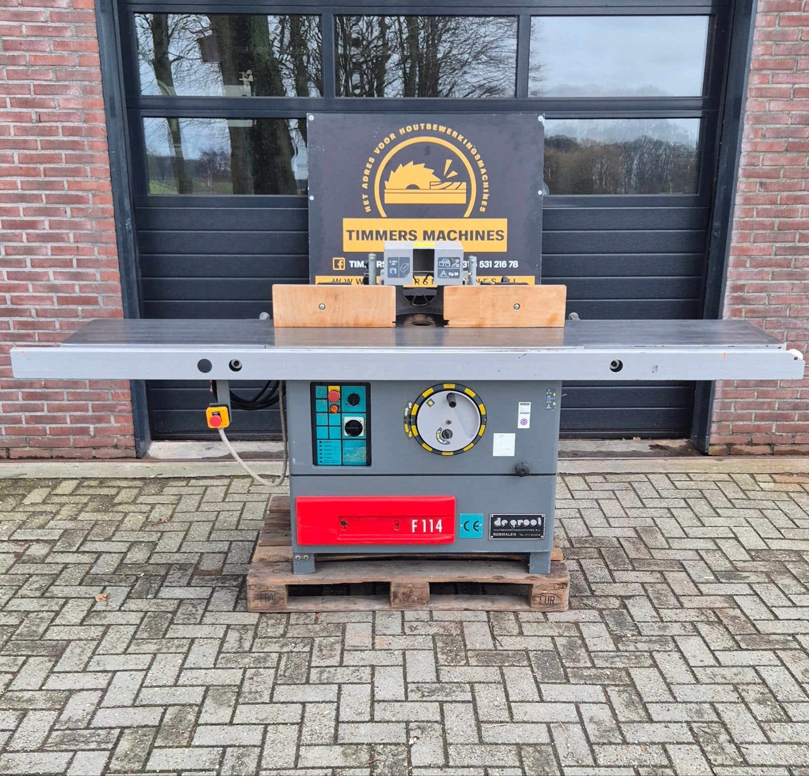 Casadei freesmachine 40mm frees CE geremd nette machine, Ophalen of Verzenden, Zo goed als nieuw, Elektrisch, Overige soorten