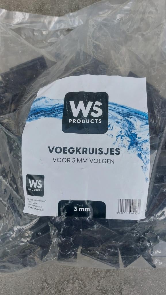 Voegkruisjes 3 mm - 50 stuks voor perfect tegelwerk, Ophalen of Verzenden, Nieuw, Vloertegels