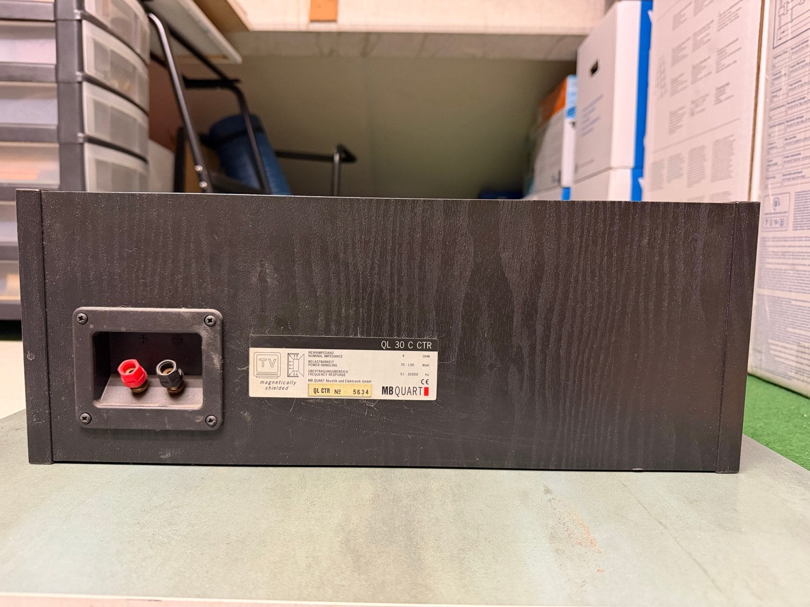 MB Quart QL 30 C CTR Center Speaker - Goede staat, Audio, Tv en Foto, Overige merken, Gebruikt, Ophalen of Verzenden, 60 tot 120 watt