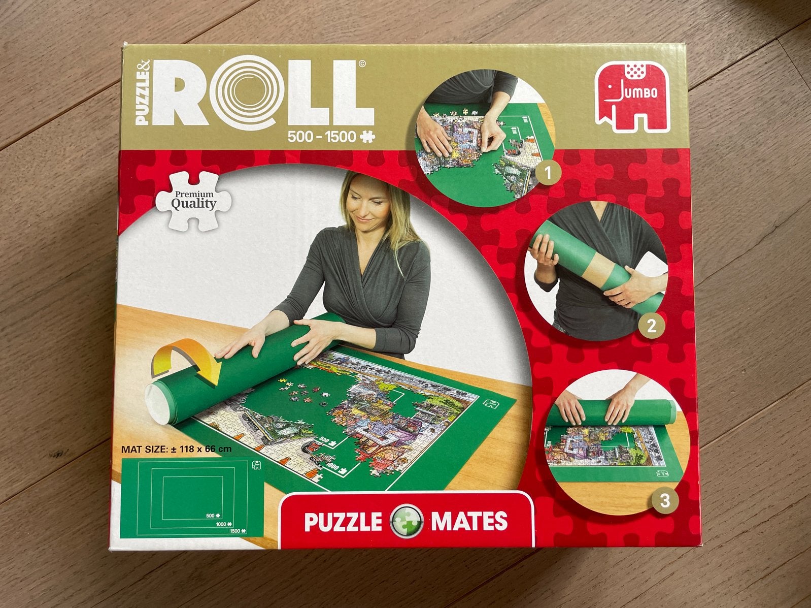 Jumbo Puzzle & Roll Mat voor 500-1500 stukjes, Ophalen of Verzenden, 500 t/m 1500 stukjes, Nieuw, Overige typen