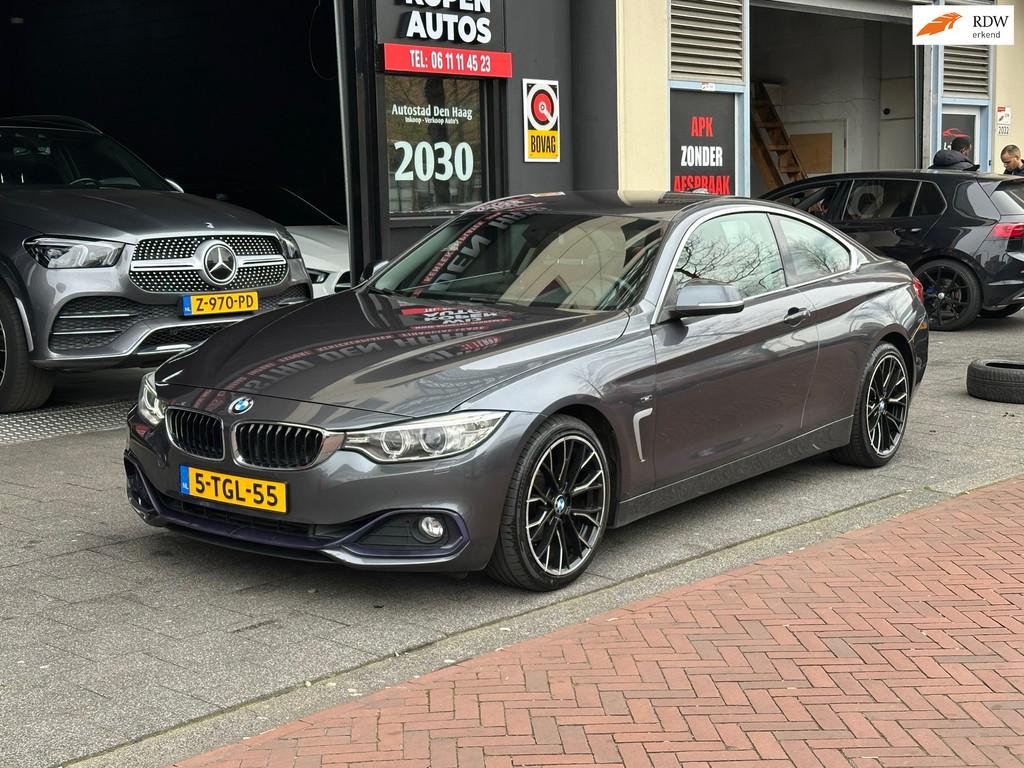 BMW 4-serie Coupé 420i High Executive Aut Leer Navi Clima, Auto's, BMW, Automaat, Achterwielaandrijving, Gebruikt, Euro 6