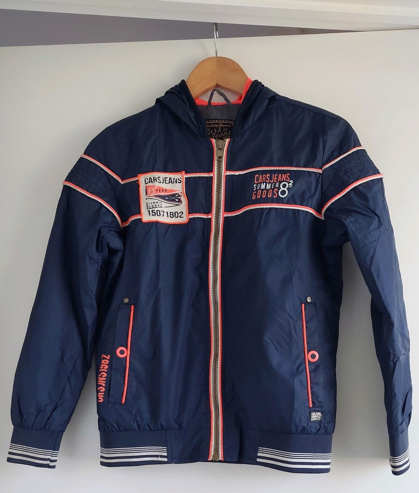 Cars jeans jongens zomerjas maat 164 zgan., Ophalen of Verzenden, Zo goed als nieuw, Jas, Jongen