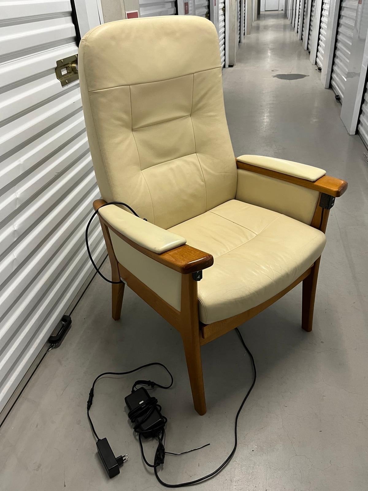 Ergonomische relaxfauteuil van Farstrup, Huis en Inrichting, Ophalen, Wit, Zo goed als nieuw, Deens design