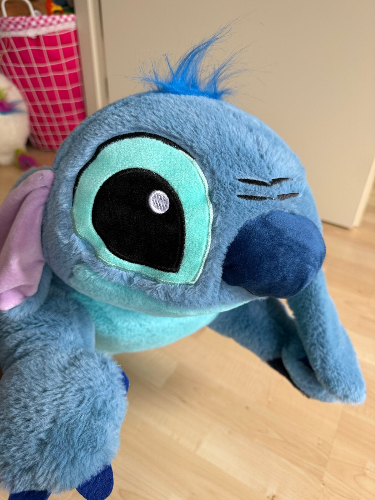 Grote Stitch knuffel - 60 cm - Zo goed als nieuw, Disney, Overige typen, Blauw, Ophalen of Verzenden