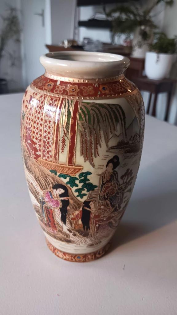 Satsuma vaasje uit China, Ophalen of Verzenden