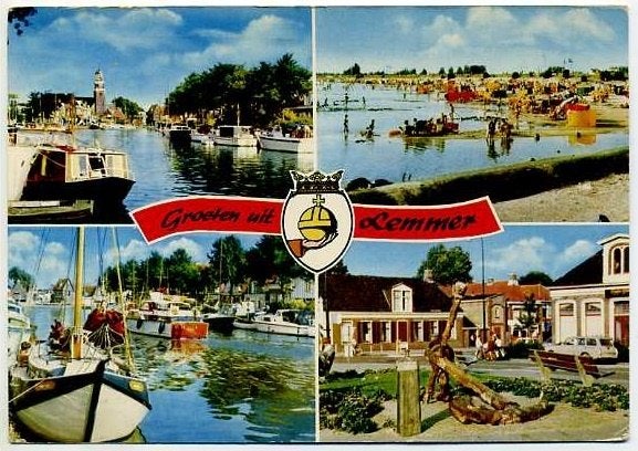 Groeten uit Lemmer, Ophalen of Verzenden, Gelopen, Friesland