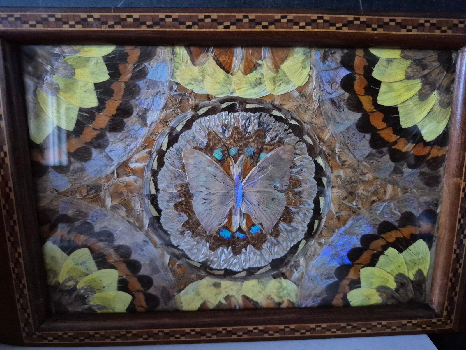 Vintage Art Deco dienblad, Ophalen