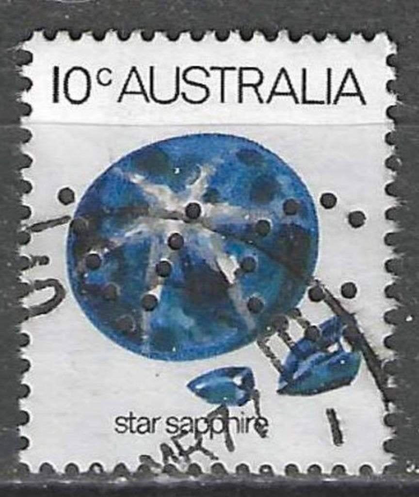 Australie 1974 - Yvert 546perf - Mineralen (ST), Verzenden, Gestempeld
