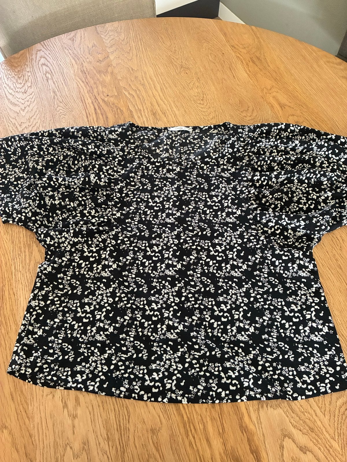 Mooi Pigalle shirt met print - Maat L, Zwart, Maat 42/44 (L), Ophalen of Verzenden, Korte mouw