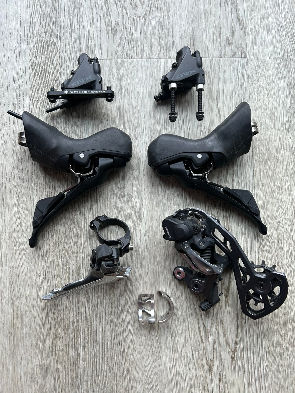Shimano 2x11 GRX600 groepset zgan, Racefiets, Overige typen, Ophalen of Verzenden, Zo goed als nieuw