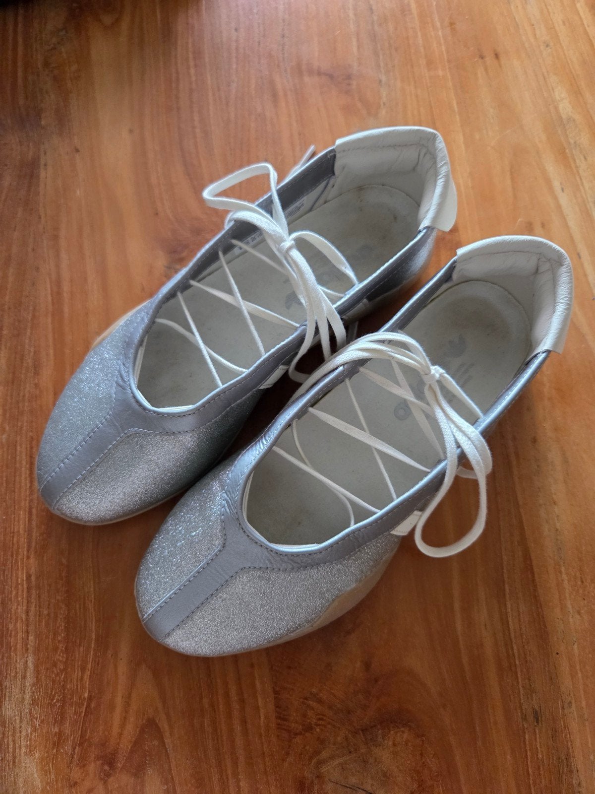 Adidas Taekwondo Mei Ballet - Zilveren Glitter Schoenen 39, Overige kleuren, Adidas, Nieuw, Dansschoenen