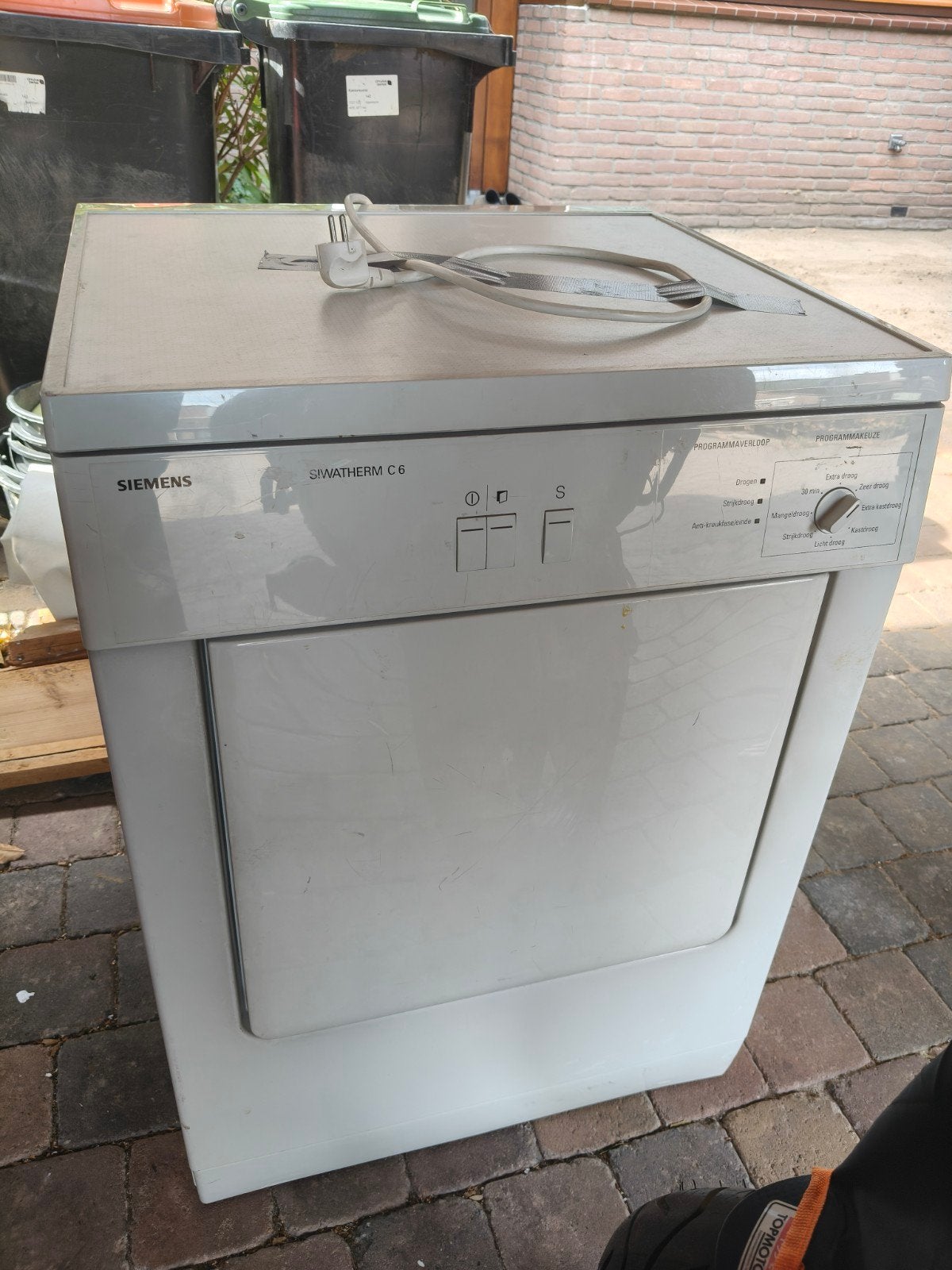 Siemens Siwatherm C6 wasdroger - Goed werkend, Ophalen, Gebruikt, Luchtafvoer, Voorlader