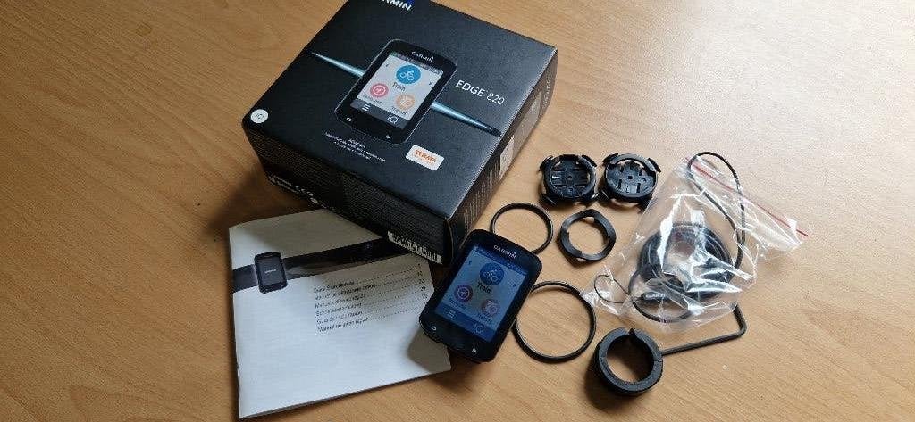 Garmin Edge 820 | Helemaal compleet in doos + montageset, Ophalen of Verzenden, Draadloos, Gebruikt
