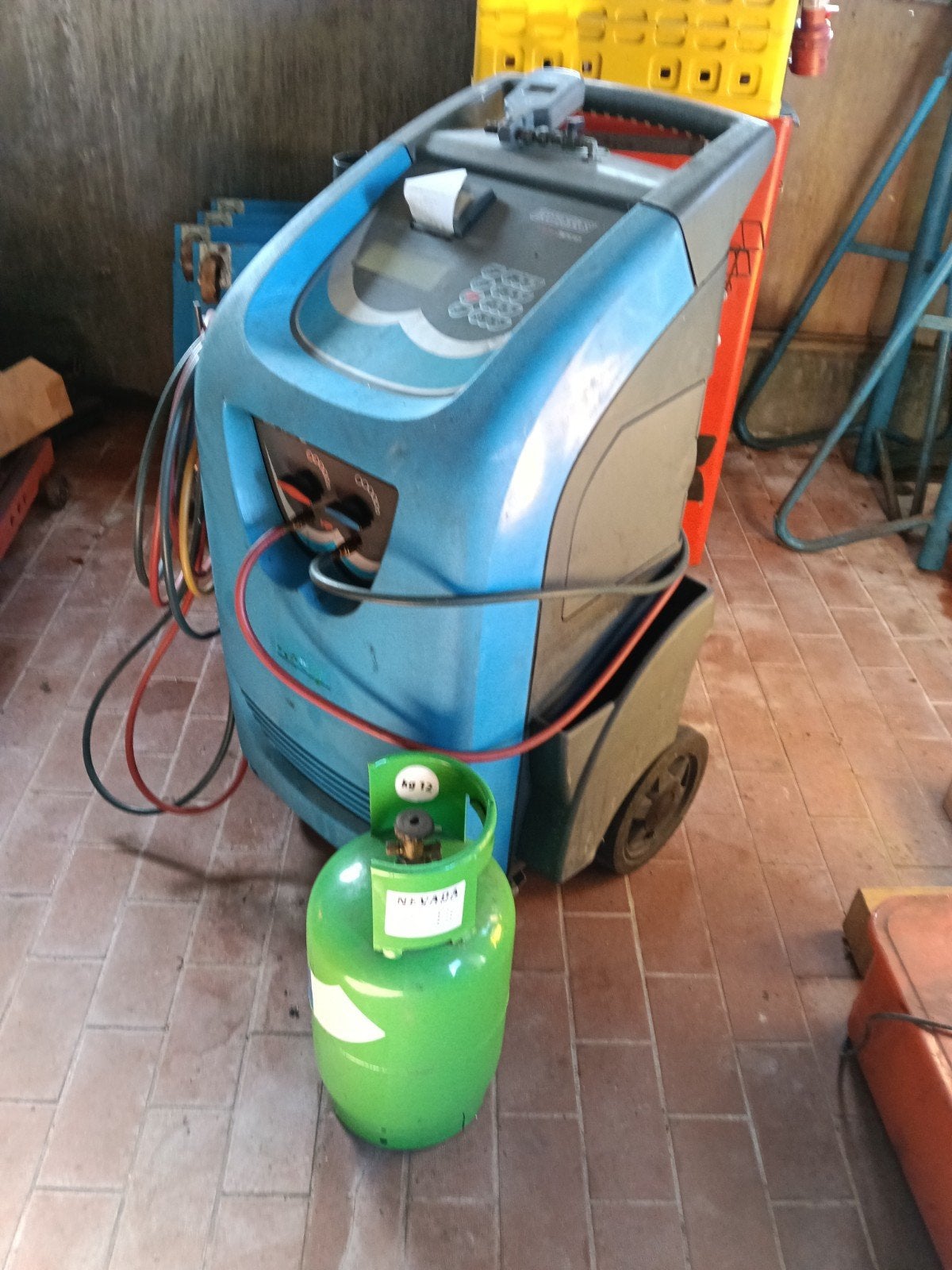 Airco Serviceapparaat met Koudemiddel R134a, Ophalen, Gebruikt, Universele onderdelen