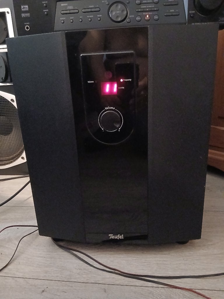 Teufel subwoofer, Ophalen, Zo goed als nieuw, Subwoofer, Overige merken