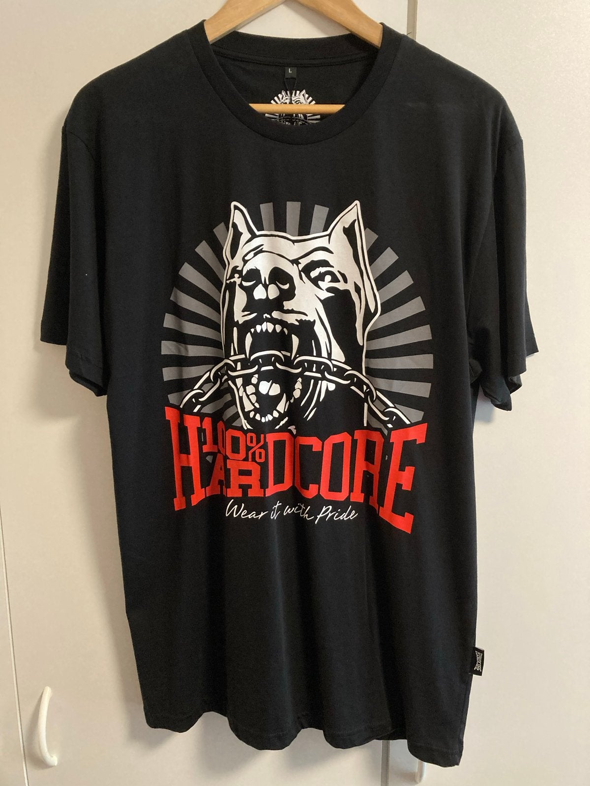 Hardcore T-shirt - Nieuw met label - Maat L, Verzenden, Nieuw, Maat 52/54 (L), Zwart