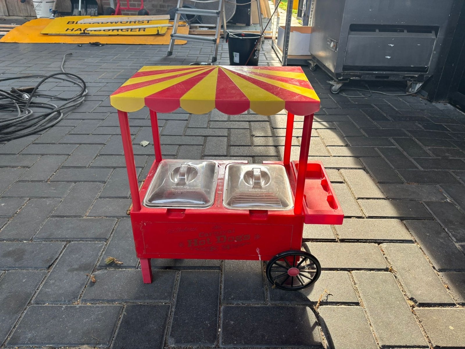 Hotdog wagen - Plezier voor jong en oud!, Ophalen, Gebruikt