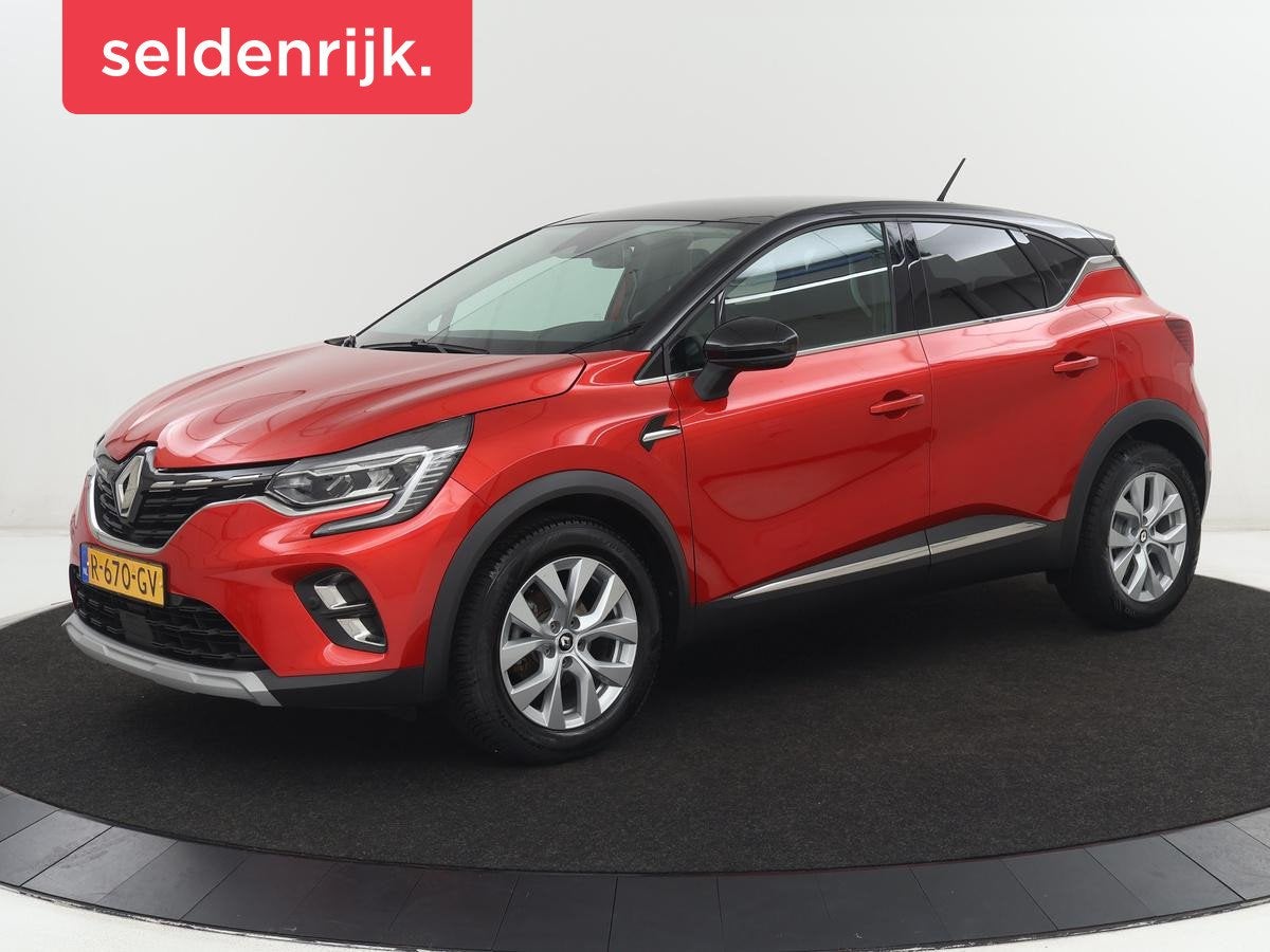 Renault Captur 1.0 TCe 90 Intens | Camera | Navigatie | Carp, Auto's, Renault, Voorwielaandrijving, Gebruikt, Euro 6, Leder en Stof