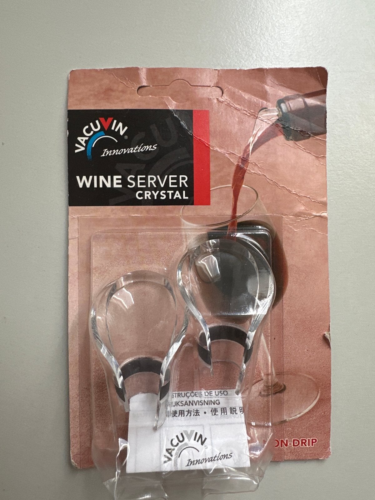 Vacu Vin Wine Server Crystal - Nieuw in verpakking, Overige typen, Kunststof, Nieuw, Ophalen of Verzenden