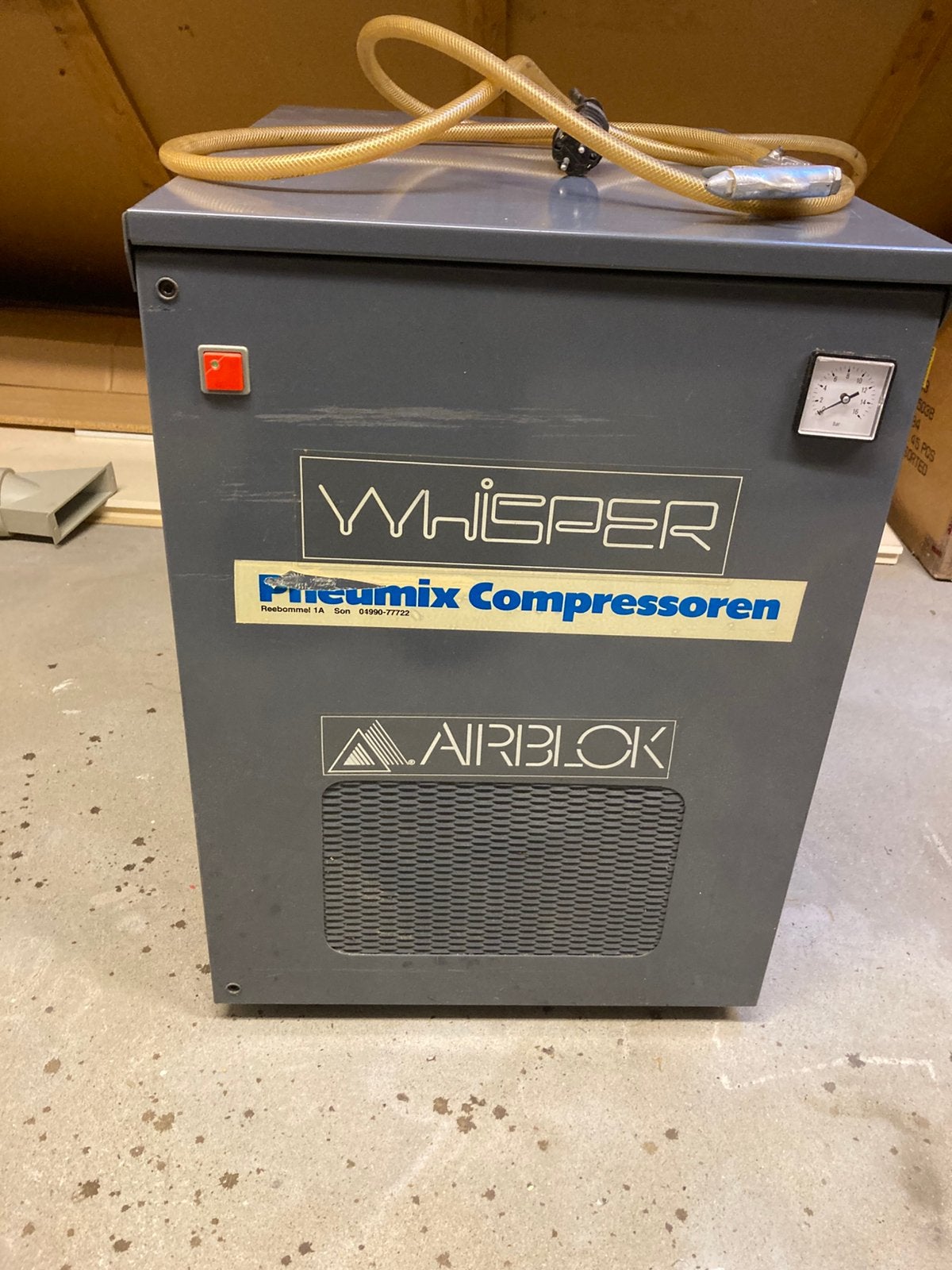 Compressor airblok, Doe-het-zelf en Verbouw, Compressors, Minder dan 25 liter, Ophalen, Minder dan 200 liter/min