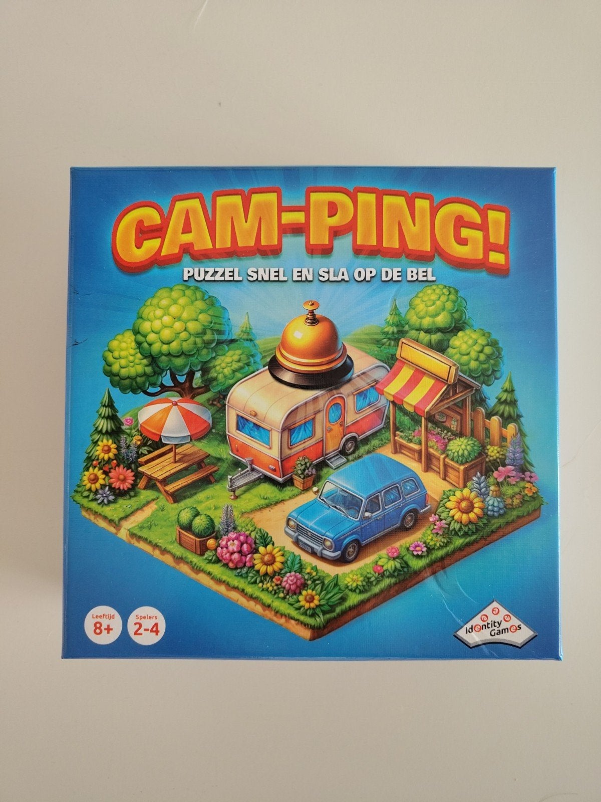 Spel Cam-ping!, Een of twee spelers, Ophalen, Zo goed als nieuw