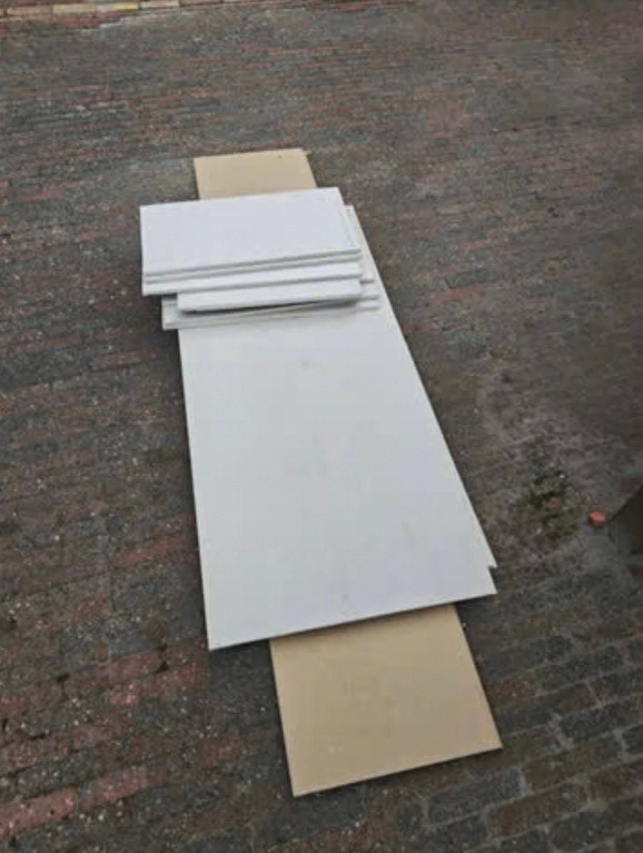 Gevraagd reststukken gipsplaat, Doe-het-zelf en Verbouw, Ophalen