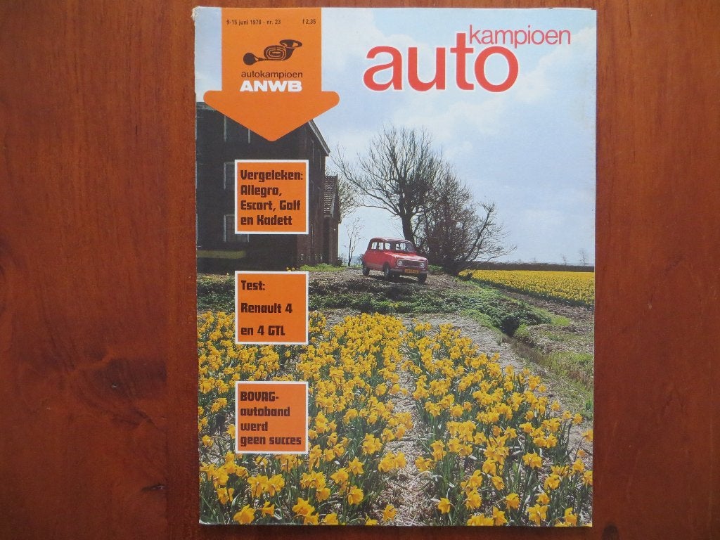 Autokampioen 23 1978 Renault 4, 4 GTL, Fiat Ritmo, C111, Ophalen of Verzenden, Nieuw, Alfa Romeo