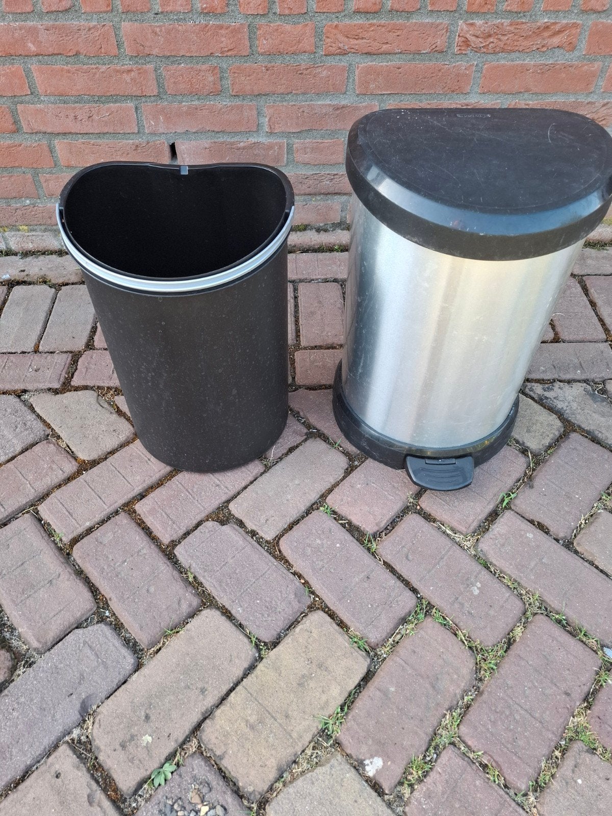 pedaalemmer curver, Kunststof, Gebruikt, Met pedaal, Ophalen of Verzenden