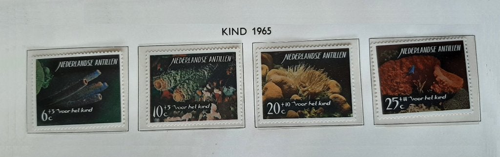 1965 Nederlandse Antillen Kinderpostzegels Nvph 364 - 367, Ophalen