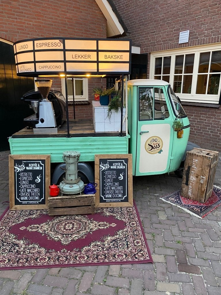 Piaggio ape p501 vespacar foodtruck koffie (piaggio ape 50 ), Ophalen, Gebruikt, Overige modellen, Maximaal 45 km/u