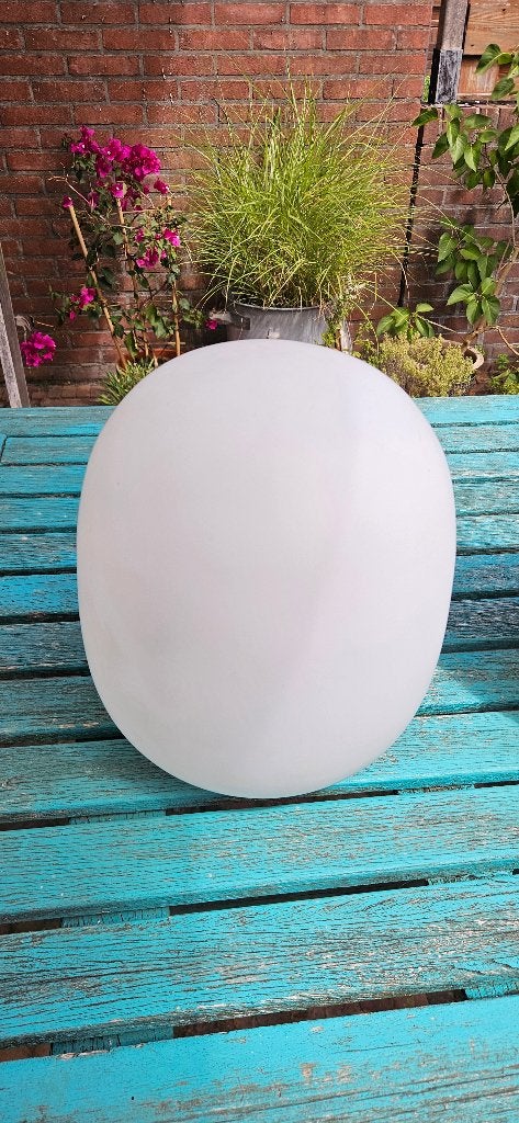 opaline glazen lampenkappen, Gebruikt, Wit, Glas, 18 cm