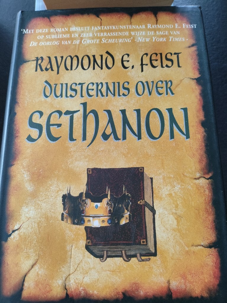 Duisternis over Sethanon Hardcover Raymond E. Feist, Boeken, Fantasy, Ophalen of Verzenden, Raymond E. Feist