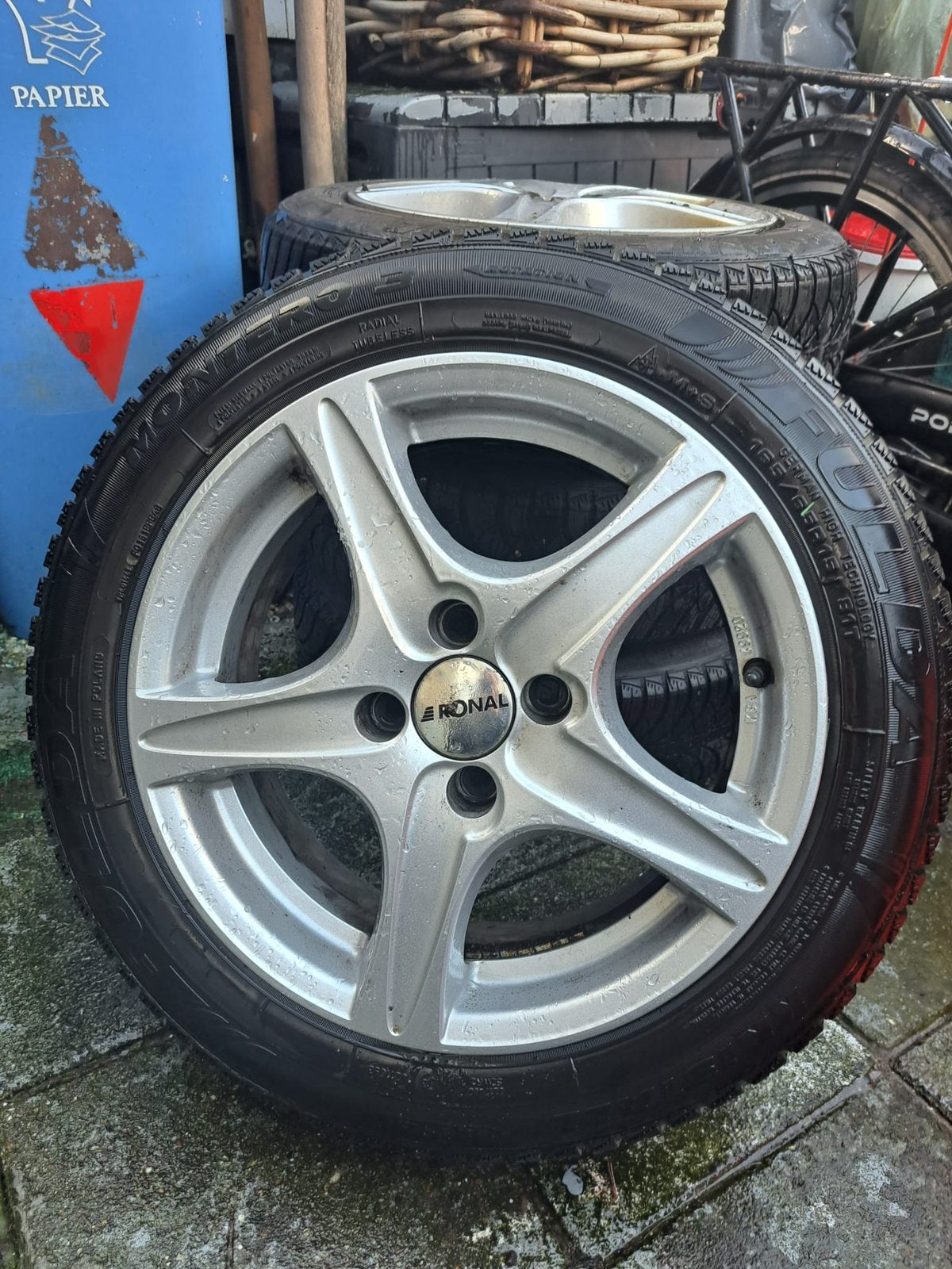Winterbanden met velgen, Auto-onderdelen, Ophalen, 15 inch, Winterbanden, Banden en Velgen