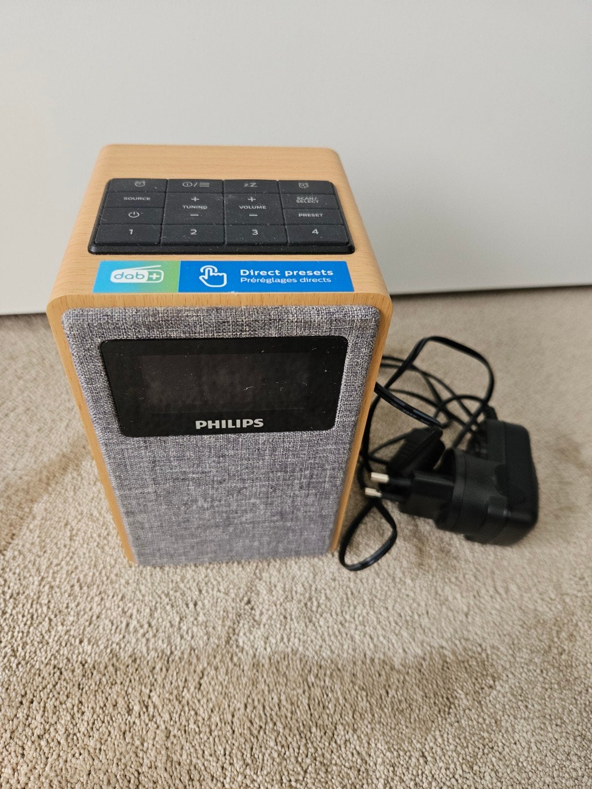 Philips DAB+ Radio TAR5005/10 kleine klokradio wekkerradio, Ophalen of Verzenden, Zo goed als nieuw, Radio