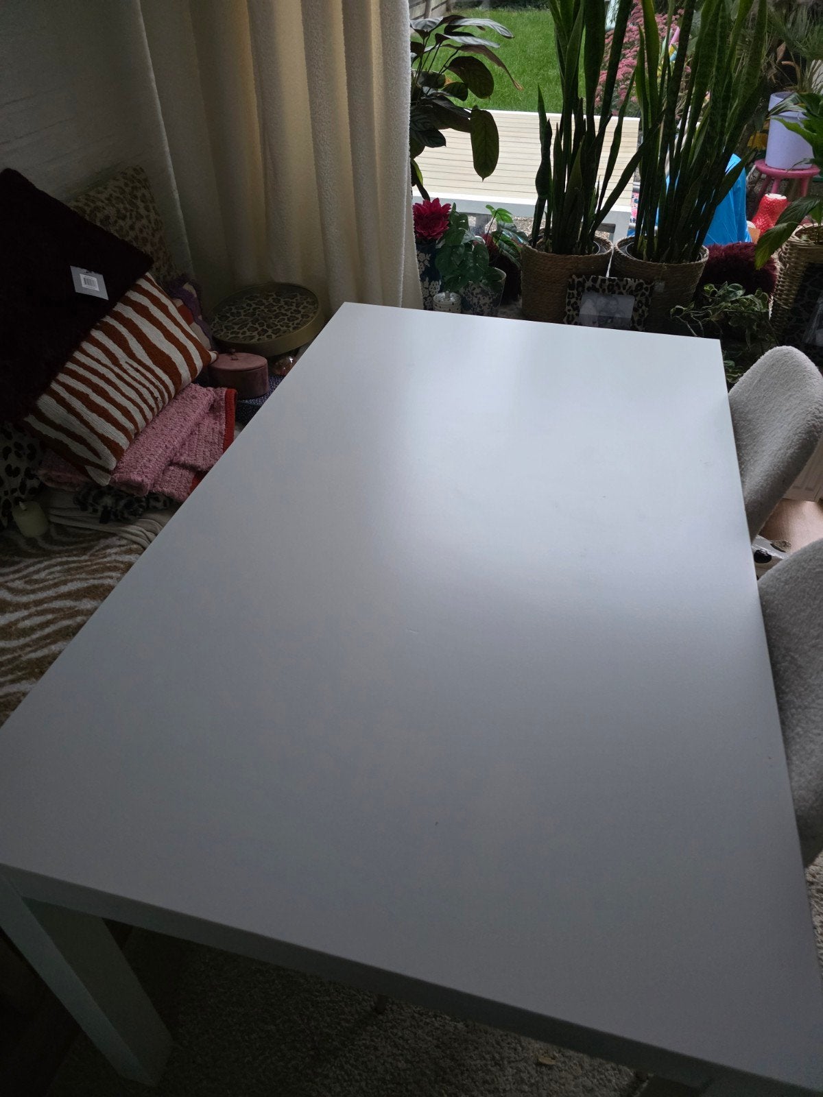 IKEA Vihals Uitschuifbare Tafel Wit - 120/180x74 cm