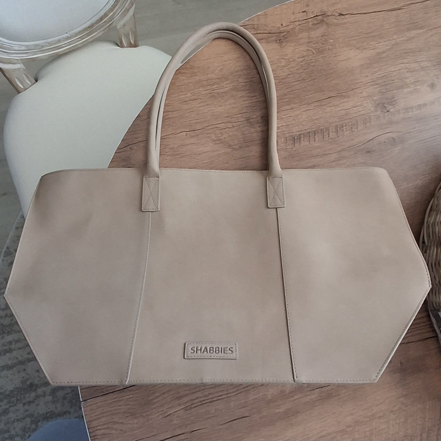 Nieuwe Shabbies leren tas - ongebruikt en geïmpregneerd, Ophalen of Verzenden, Nieuw, Beige, Handtas