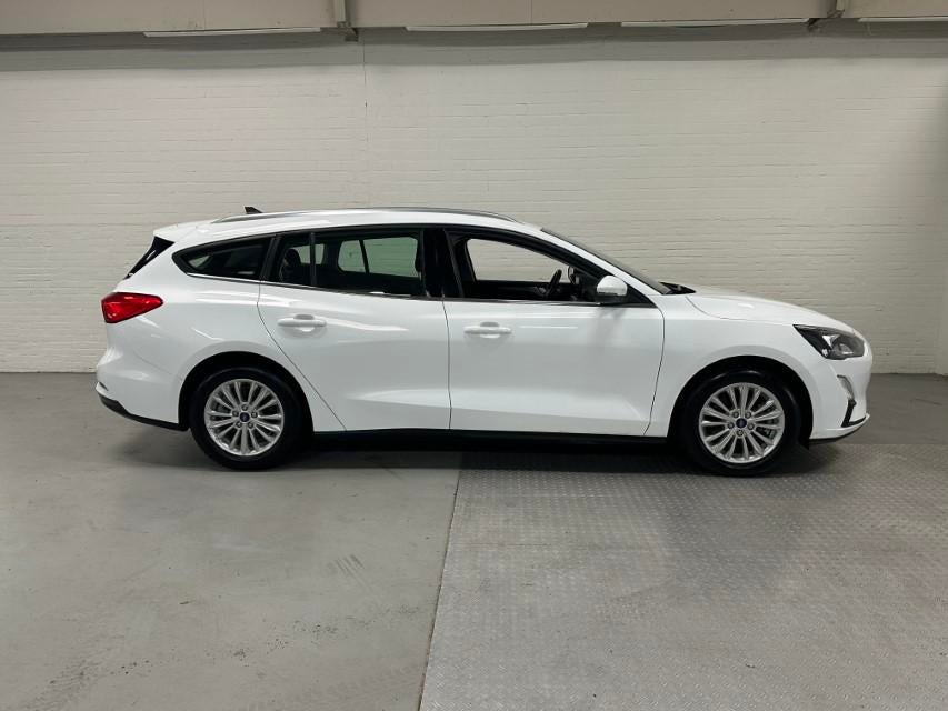 Ford FOCUS Wagon 1.0 EcoBoost Titanium Business CLIMA /TREKH, Stof, Gebruikt, Wit, Geïmporteerd
